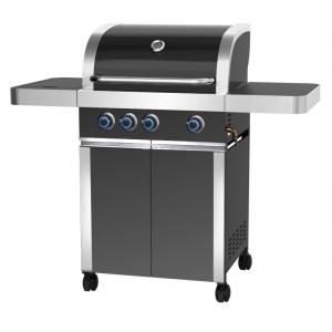 Prominent 3+ burner black cabinet